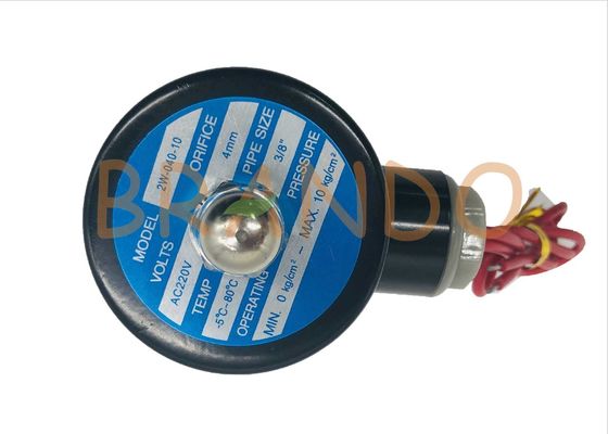 Threaded Ports 2 Way 2 Position Solenoid Valve 2W-040-10 3/8" Inch Direct Acting