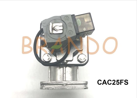 Right Angle 1" Inch Flange Pulse Solenoid Valve / Aluminum Dust Collector Valve