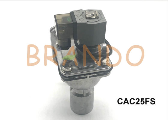 Right Angle 1" Inch Flange Pulse Solenoid Valve / Aluminum Dust Collector Valve