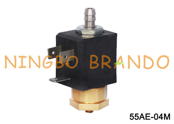 Schaerer কফি মেকার DC24V AC220V এর জন্য M5 পোর্ট 2 ওয়ে ব্রাস সোলেনয়েড ভালভ