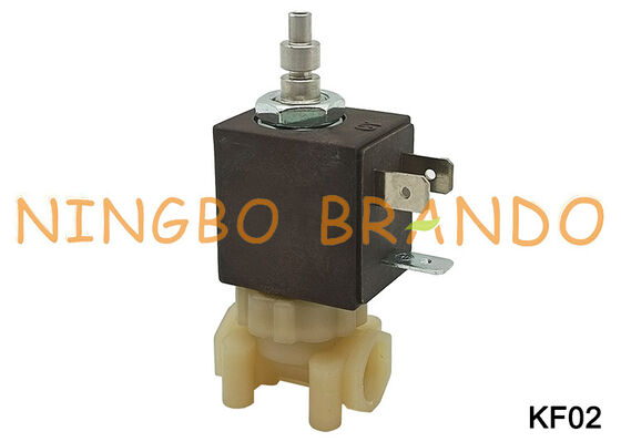 1/8'' 3 উপায় NC ফুড গ্রেড নিরাপদ কফি এসপ্রেসো মেকার প্লাস্টিক সোলেনয়েড ভালভ KF02