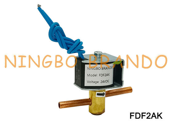 সোলেনয়েড ভালভ FDF2AK NO সিরিজ রেফ্রিজারেশন ভালভ সানহুয়া টাইপ 1/4''