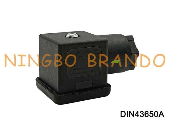 DIN43650A Solenoid কয়েল সংযোগকারী 18mm 3 PIN DIN 43650 Type A