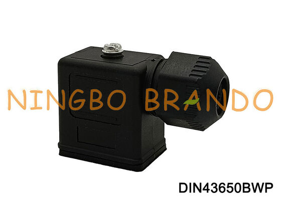 DIN43650B জলরোধী সোলেনয়েড ভালভ কয়েল সংযোগকারী IP67 DIN 43650 ফর্ম B