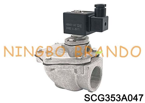 G1-1/2'' SCG353A047 সমকোণ ডায়াফ্রাম সোলেনয়েড ভালভ DC24V AC220V