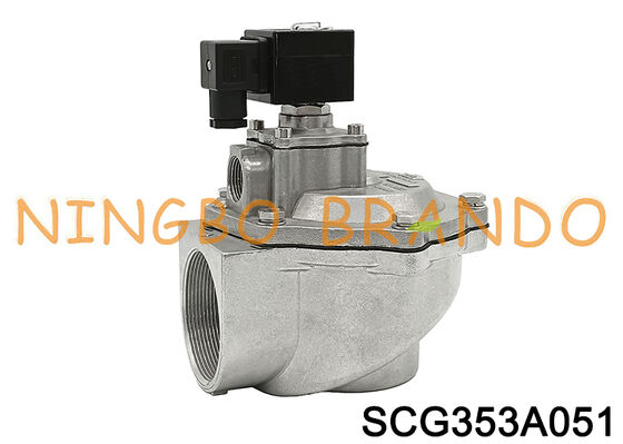 G2-1/2'' SCG353A051 সমকোণ ডায়াফ্রাম সোলেনয়েড ভালভ DC24V AC220V