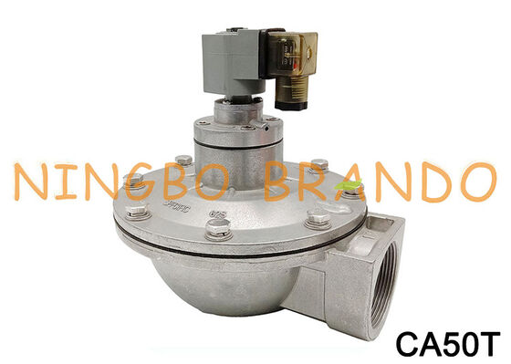 G2'' CA50T রাইট অ্যাঙ্গেল পালস জেট সোলেনয়েড ভালভ AC220V AC110V DC24V