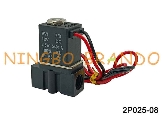 2P025-08 1/4'' 2-ওয়ে সাধারণত বন্ধ সোলেনয়েড ভালভ 2.5 মিমি ডাইরেক্ট-অ্যাক্টিং ভালভ