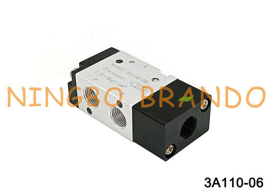 AIRTAC প্রকার বায়ুসংক্রান্ত নিয়ন্ত্রণ ভালভ 3A110-06-NO/3A110-06NO