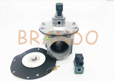 ডান কোণ বড় আকার বায়ুসংক্রান্ত পালস ভালভ ধুলো অপসারণের জন্য 3 ইঞ্চি পোর্ট আকার