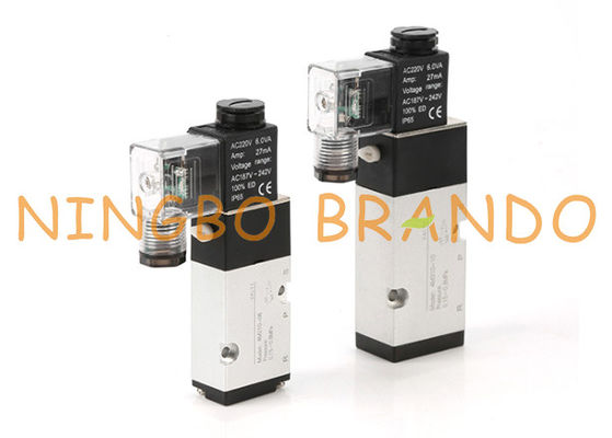 এয়ারট্যাকের ধরণ নমুর বায়ুসংক্রান্ত সোলোনয়েড ভালভ 5/2 ওয়ে 12 ভি 24 ভি 110 ভি 220 ভি