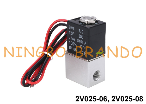 এয়ারট্যাক টাইপ 2/2 ওয়ে সোলেনয়েড এয়ার ভালভ 2V025-06 2V025-08 24V 220V