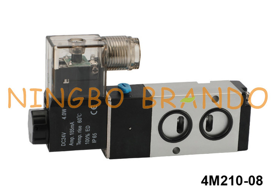 4M210-08 Airtac প্রকার Namur Solenoid ভালভ বায়ুসংক্রান্ত 5/2 উপায় 24V 220V