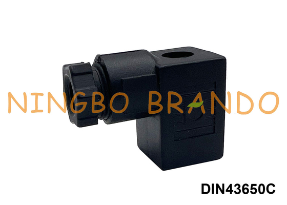 DIN 43650 Type C Solenoid ভালভ কয়েল প্লাগ সংযোগকারী IP65 DIN43650C
